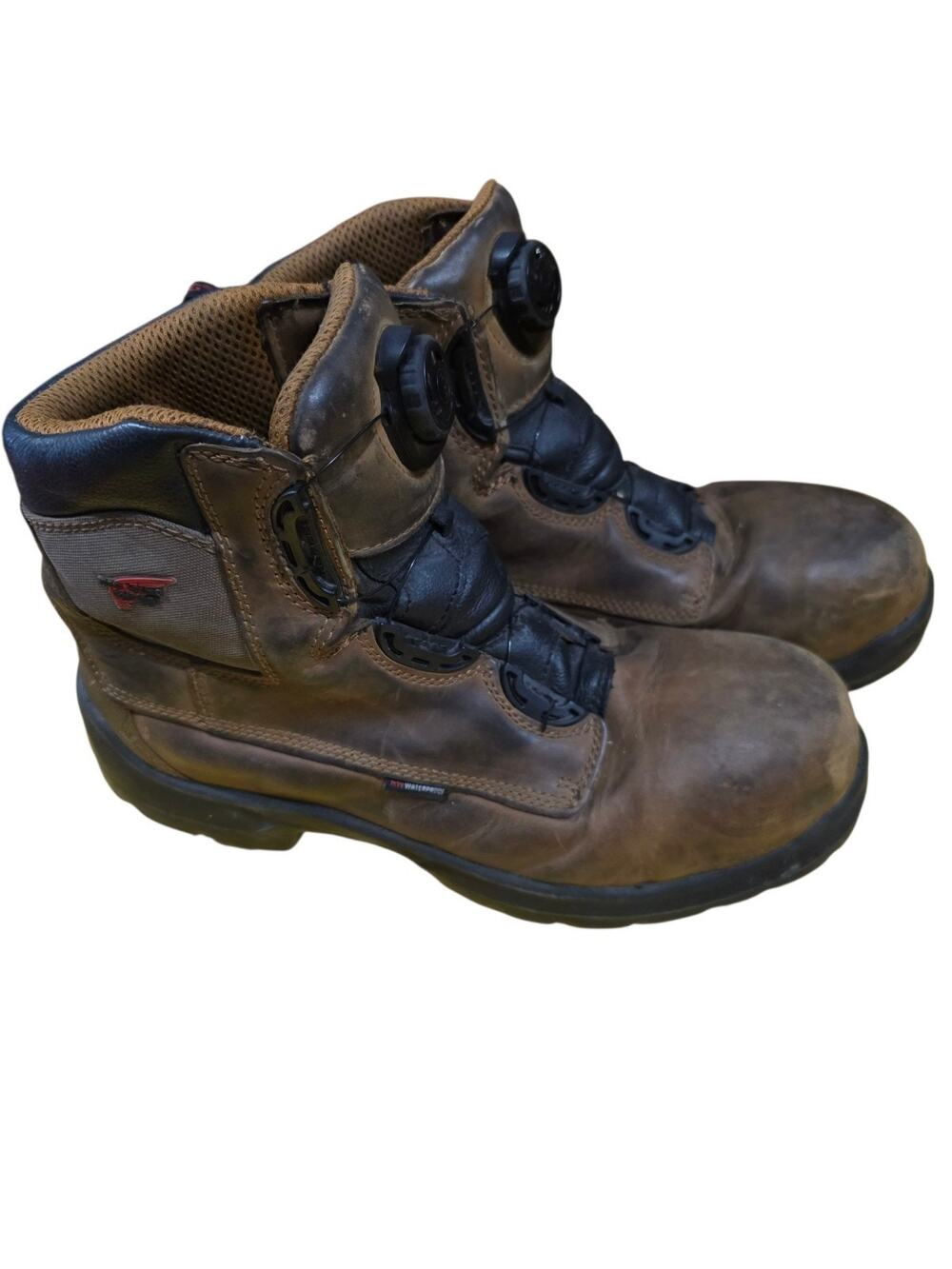 Red Wing 4216 Work Hiking Safety Toe Boots Men’s 13 W/ BOA Lace System